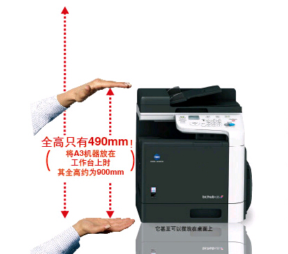 企業(yè)級(jí)用戶最?lèi)?ài)的小型彩色復(fù)印機(jī)柯尼卡美能達(dá)C25尺寸